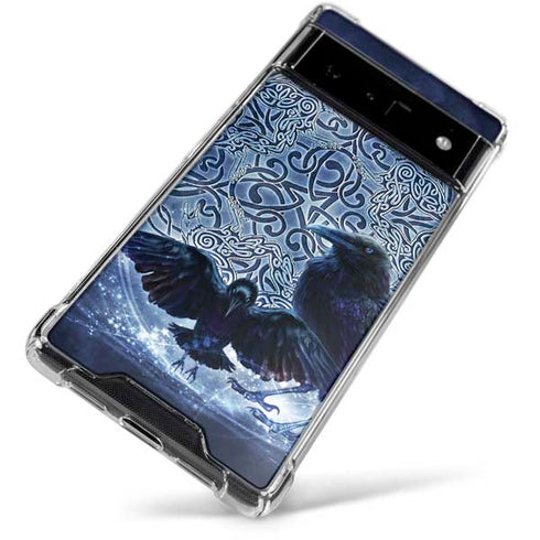 Brigid Ashwood Celtic Raven Google Pixel 6 Clear Case